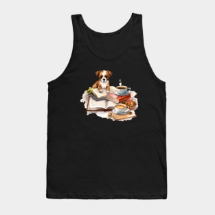 Books And Coffee And Dogs And Social Justice Tank Top